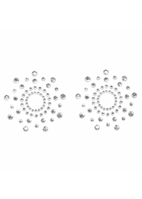 Mimi Silver Rhinestone Pasties