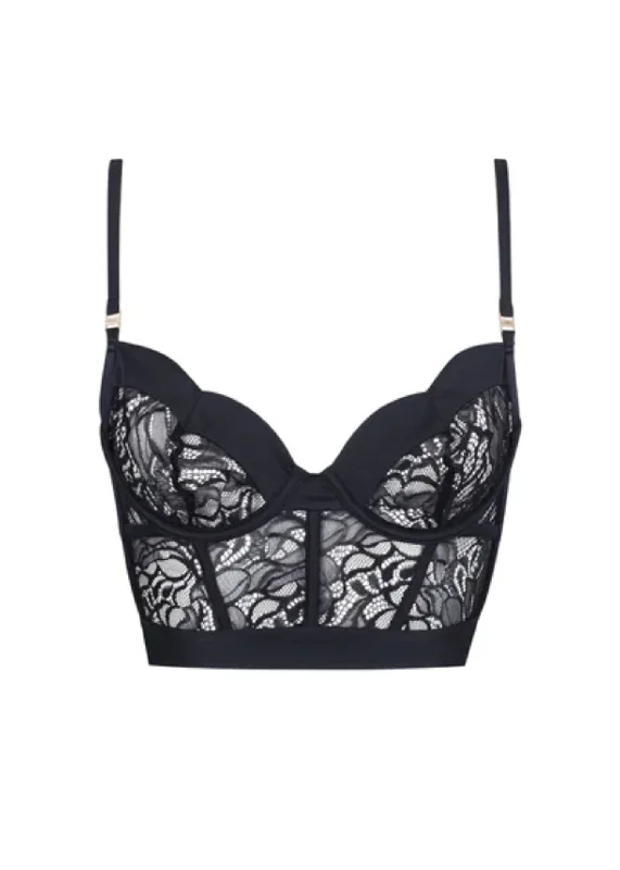 Eleanora Wired Bustier (Black)