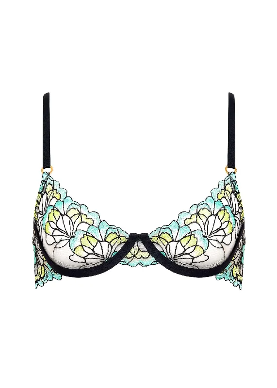 Serena Wired Bra (Mint/Lemon/Black)