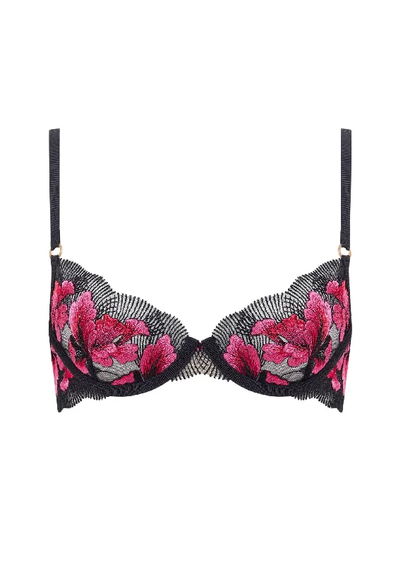 Vivienne Wired Bra (Fuchsia Pink/Red/Black)