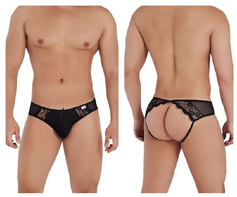 CandyMan 99538 Lace Jockstrap Color Black