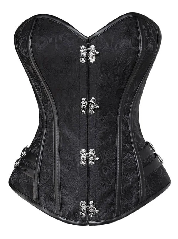 Women's Spiral Steel Boned Steampunk Goth Halloween Burlesque Corset