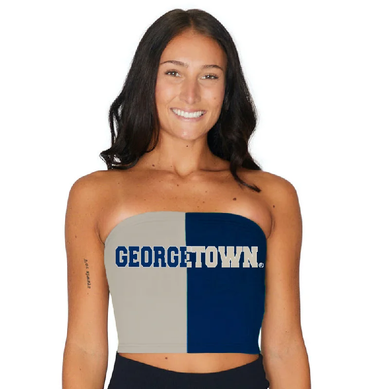 Georgetown Hoyas Two Tone Tube Top