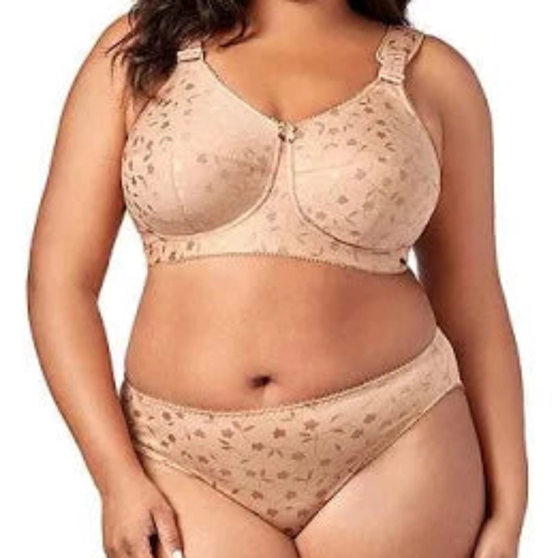 Jacquard Soft Cup Bra 1305 - Mocha