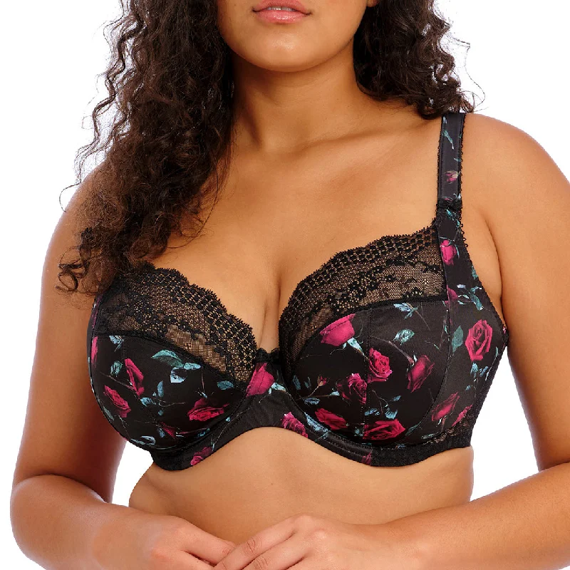 Elomi Lucie Stretch Plunge Bra - Rock 'n Rose