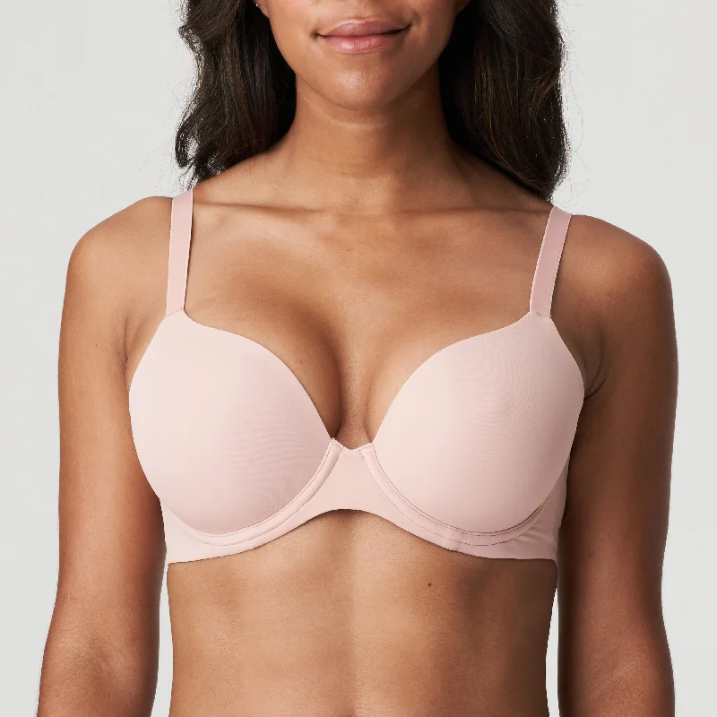 Figuras Powder Rose Spacer Plunge Bra