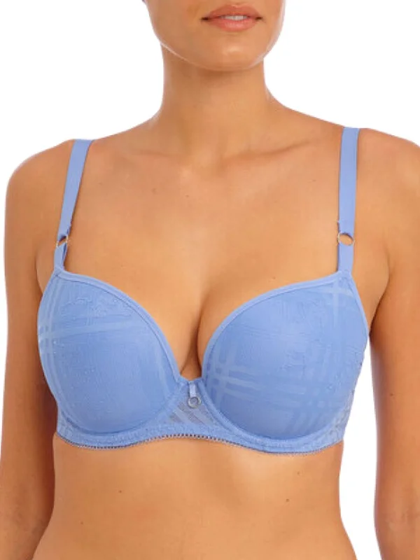 Fatale Moulded Plunge T-Shirt Bra - Cornflower