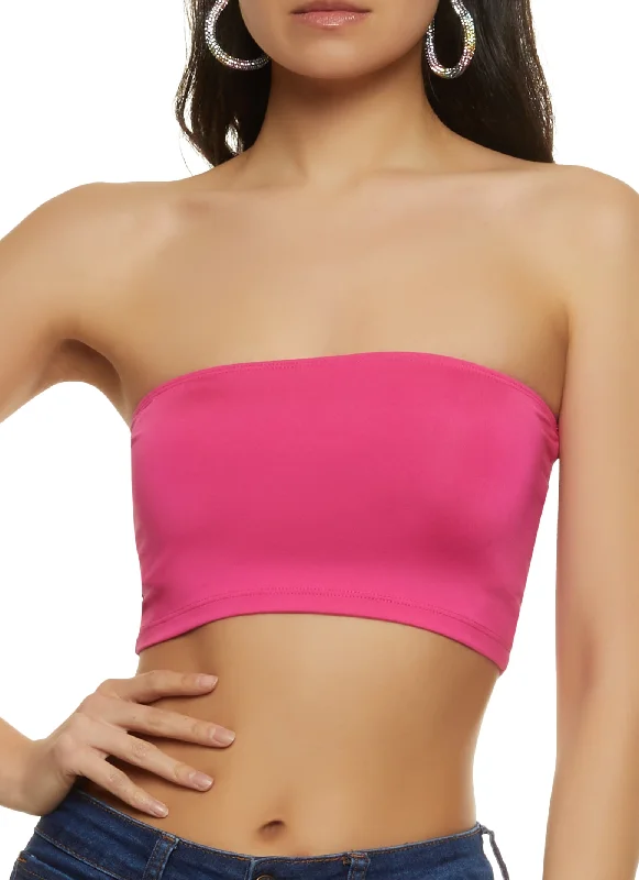 Solid Spandex Tube Top