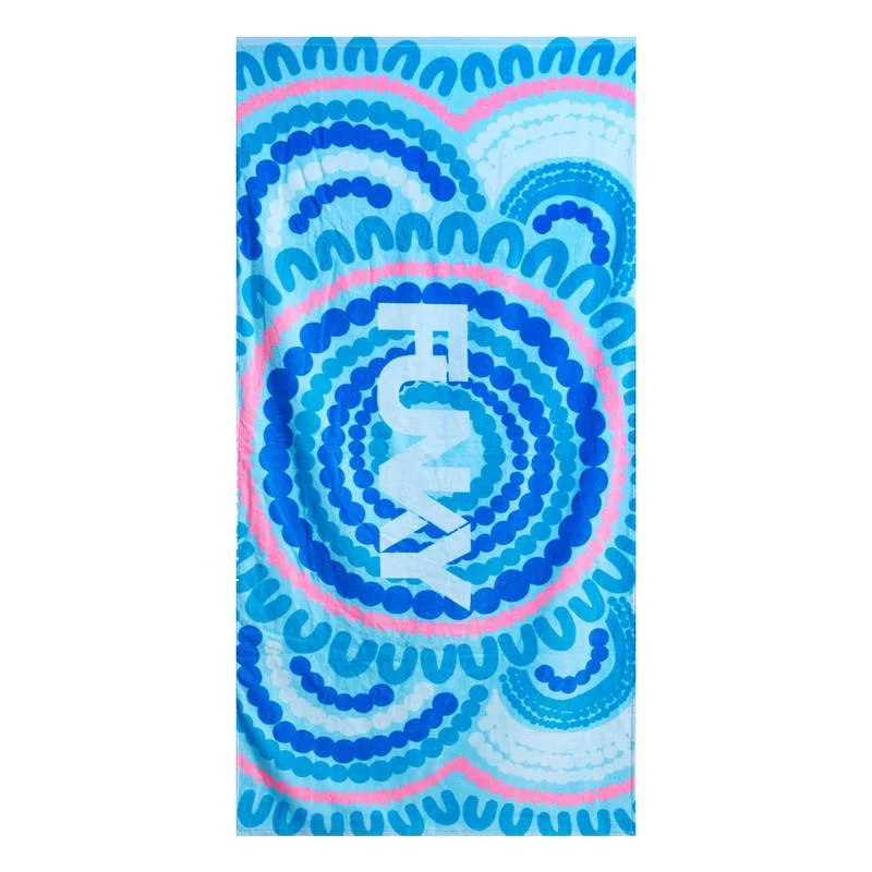 Funky Cotton Towel | Bundjalung Blue