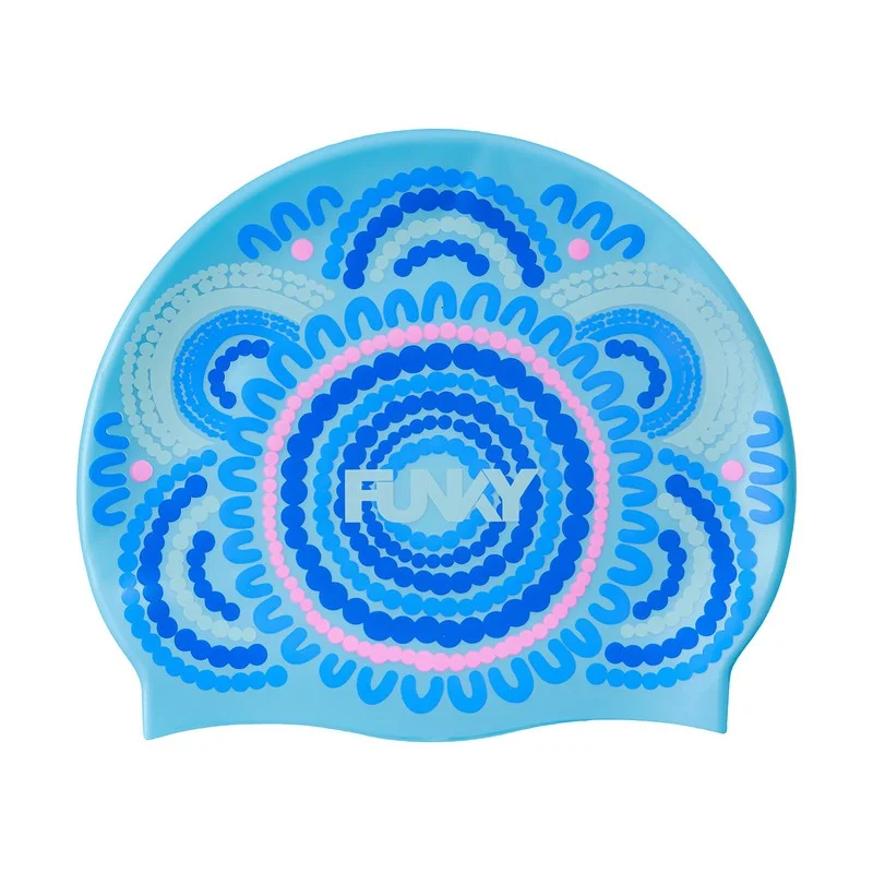 Funky Silicone Swim Cap | Bundjalung