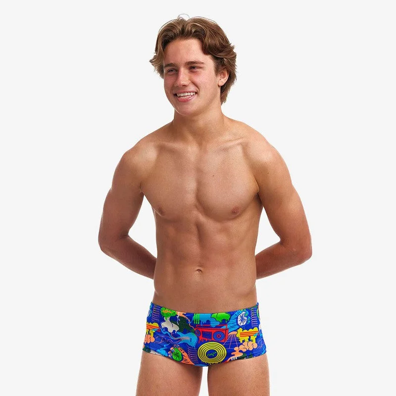 Funky Trunks Boy's Sidewinder Trunks |Blues Baby