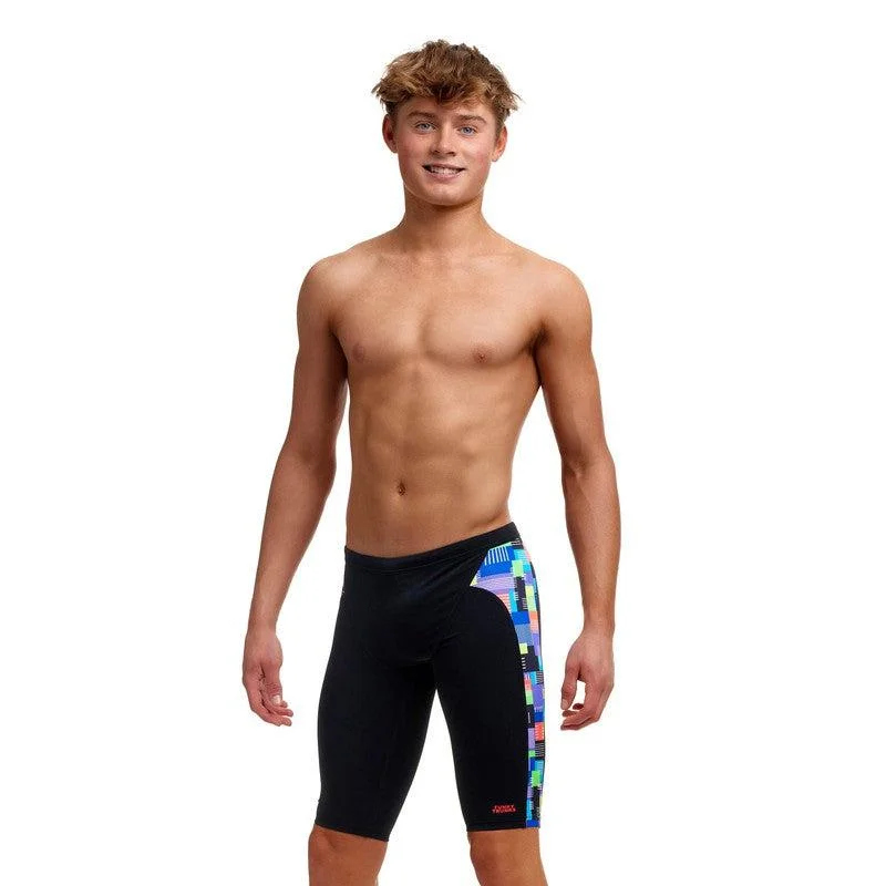 Funky Trunks Boy's Training Jammers | Chip Set