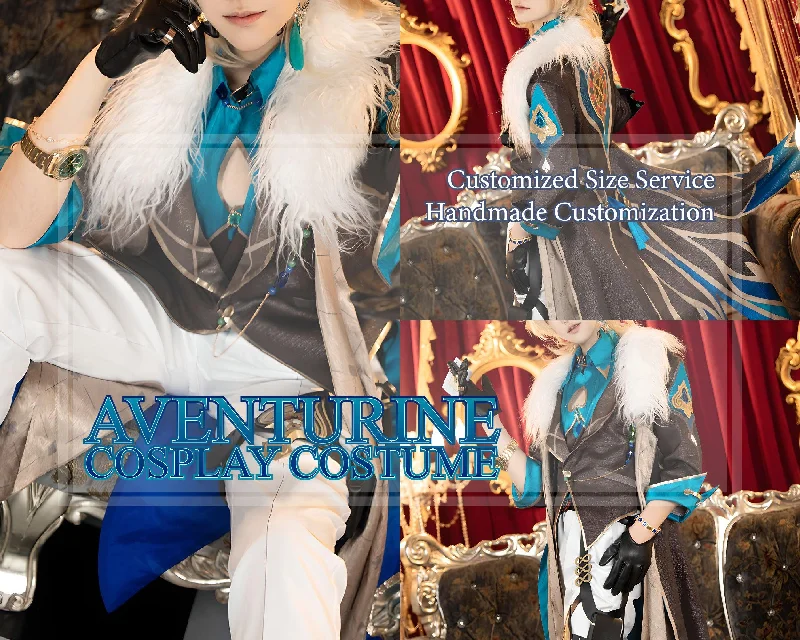 Aventurine Cosplay Costume Custom size AdoreHomeStudio™