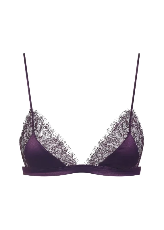 Villa Satine Triangle Bra (Purple)