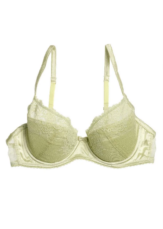 Finch Fully Padded Super Plunge with Raised Lace bra