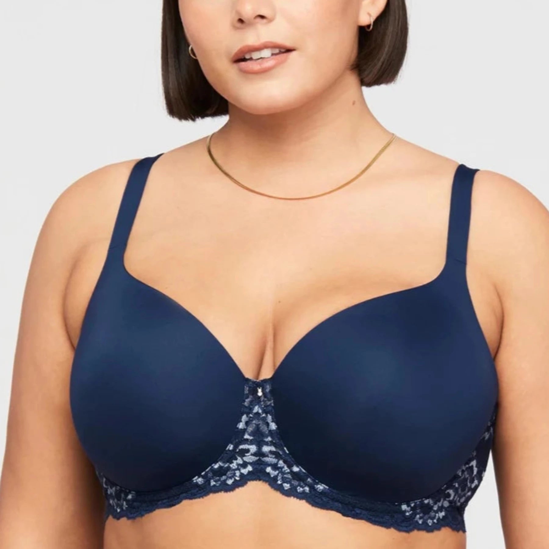 Pure Plus Full Cup T-Shirt Bra 9320 - Gemstone Blue/ Heaven