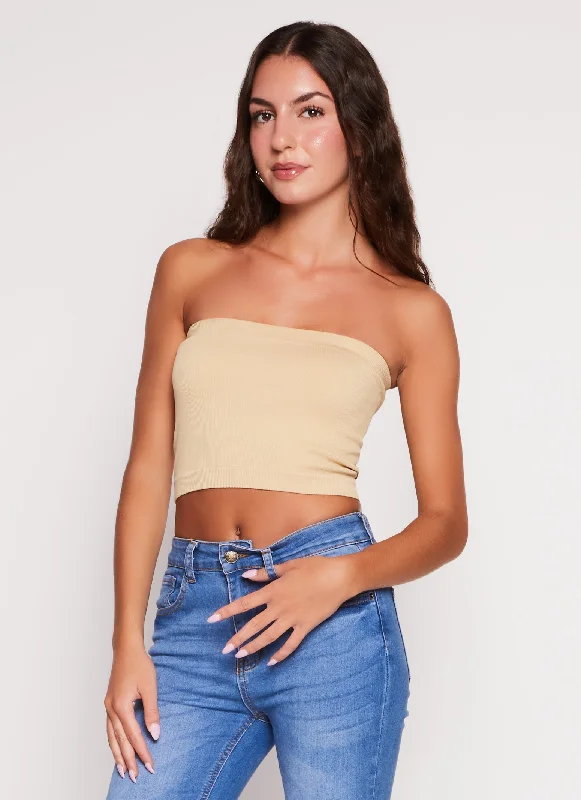 Seamless Basic Bandeau Top