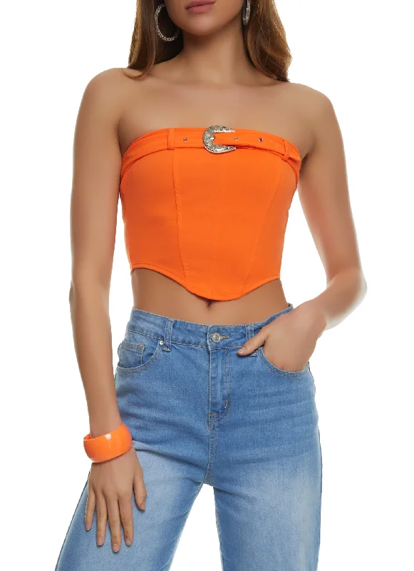 Belt Buckle Tube Top