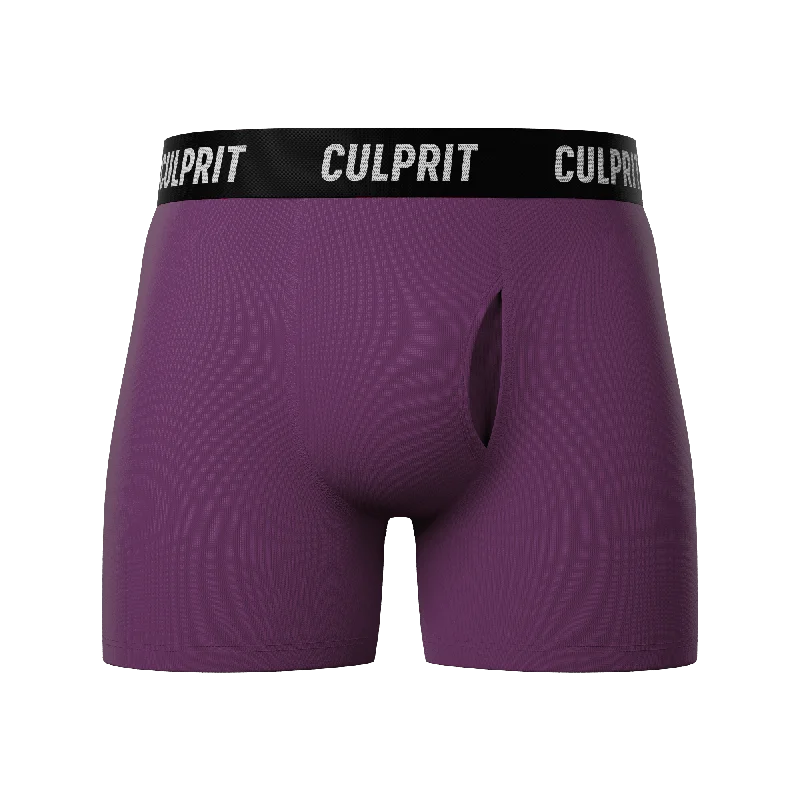 Plum 🟣 Boxer Briefs w/ fly