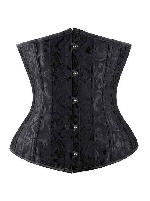 Plus Size Heavy Spiral Steel Boned Underbust Corset for Waist Training