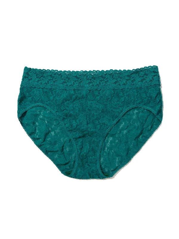 Plus Size Signature Lace French Brief Northern Lights Green