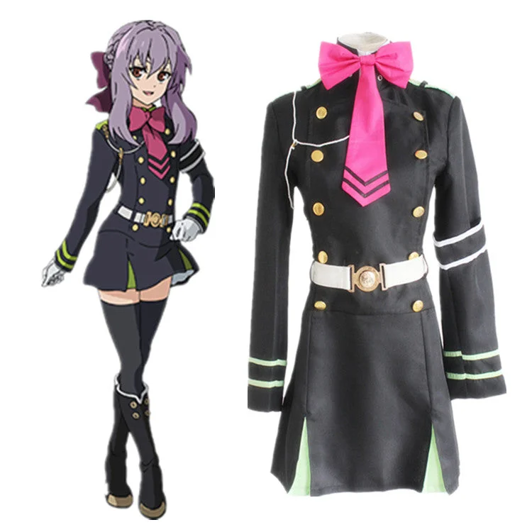 Rulercosplay Anime Seraph of the end Shinoa Hiiragi Cosplay Costume