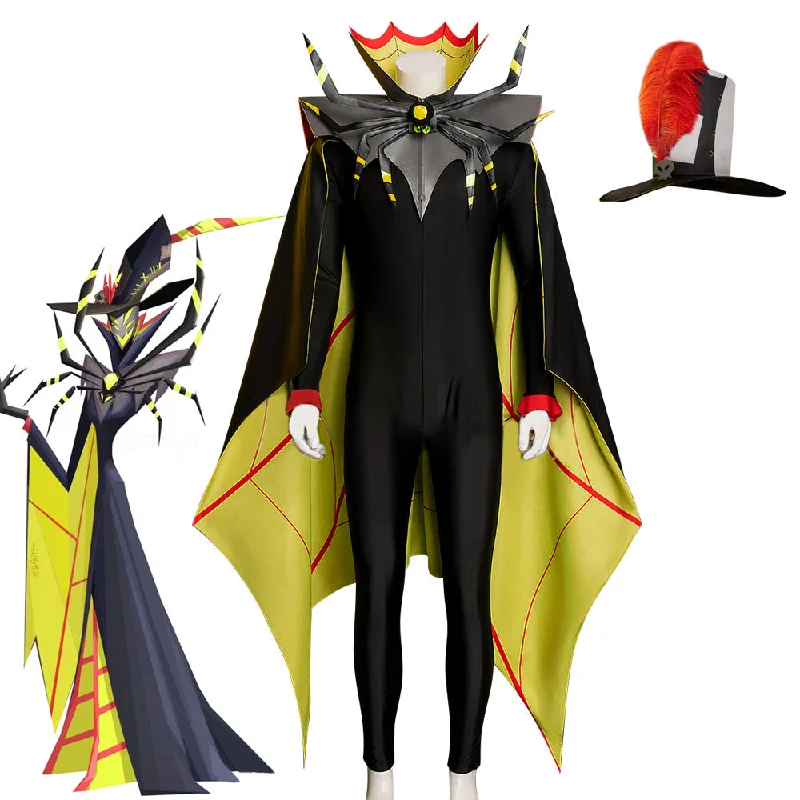 Rulercosplay Hazbin Hotel Zestial Uniform Suit Cosplay Costume With Accessories