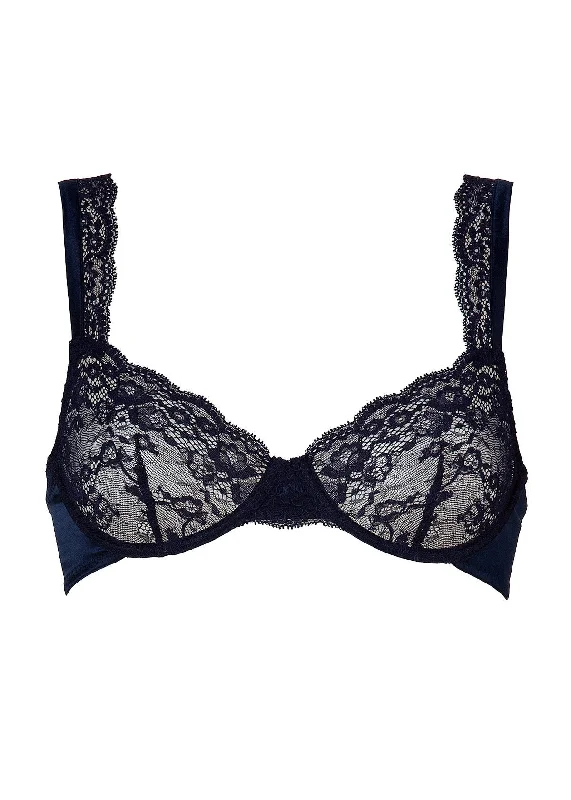 Clara Whispering Non-Padded Underwire Bra (Dark Ink)