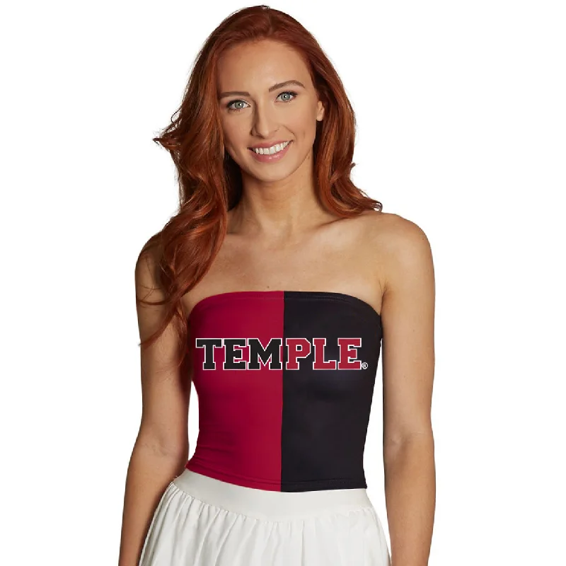 Temple Owls Two Tone Tube Top