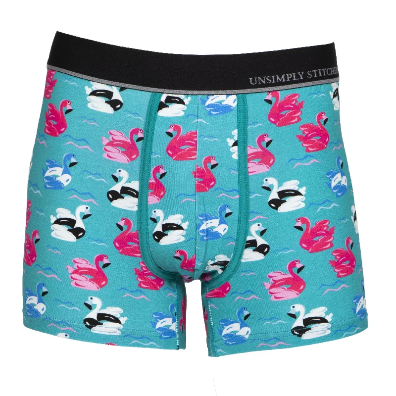 Flamingo Floaties Boxer Trunk