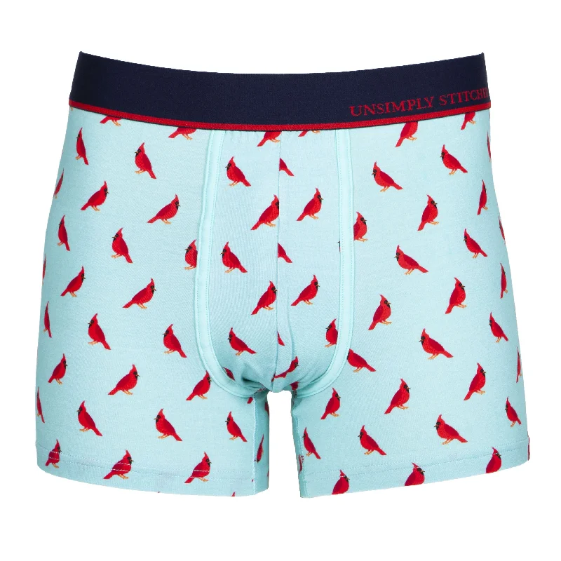 Cardinal Bird Boxer Trunk