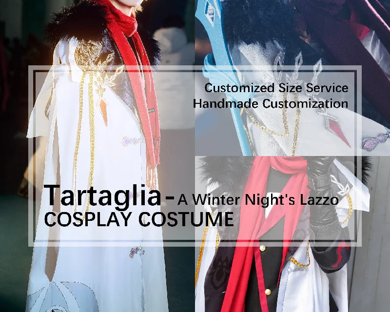 Ver.A Winter Night's Lazzo-Tartaglia Cosplay Costume AdoreHomeStudio™