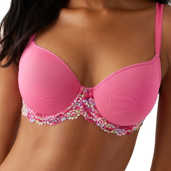 Wacoal Embrace Lace Underwire T-Shirt Bra - Hot Pink