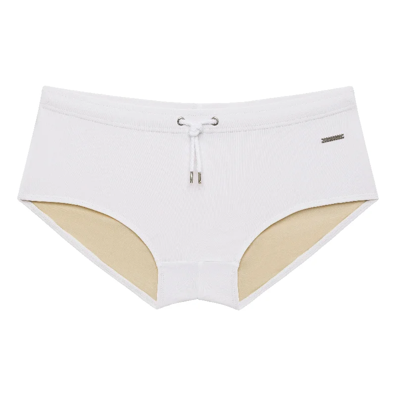 White Solid Corcovado Brief