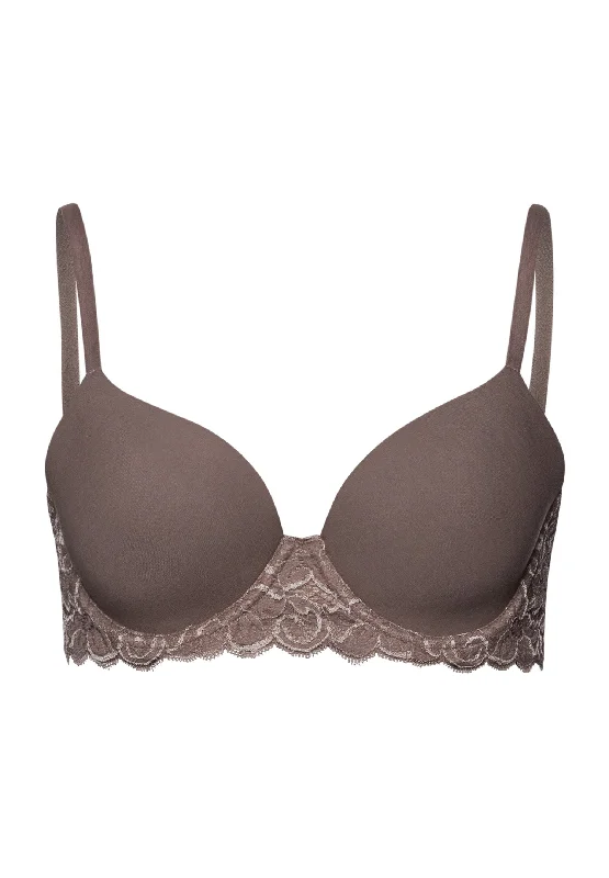 Luxury Moments Lace T-Shirt Bra | Stonewash 71503-2756