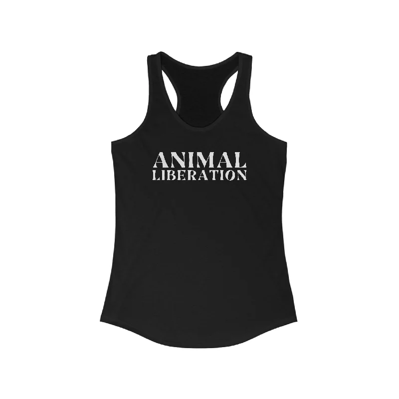 Animal Liberation Women's Ideal Racerback Tank