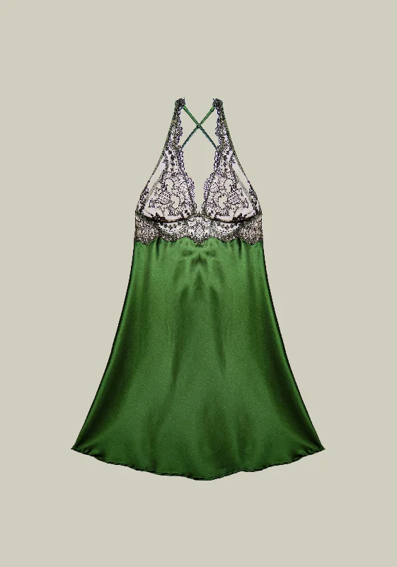 Arabian Nights Chemise in Olive Green