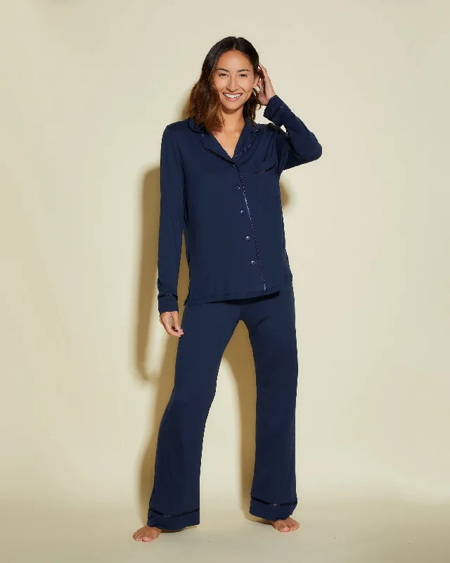 Petite Long Sleeve Top & Pant Pajama Set