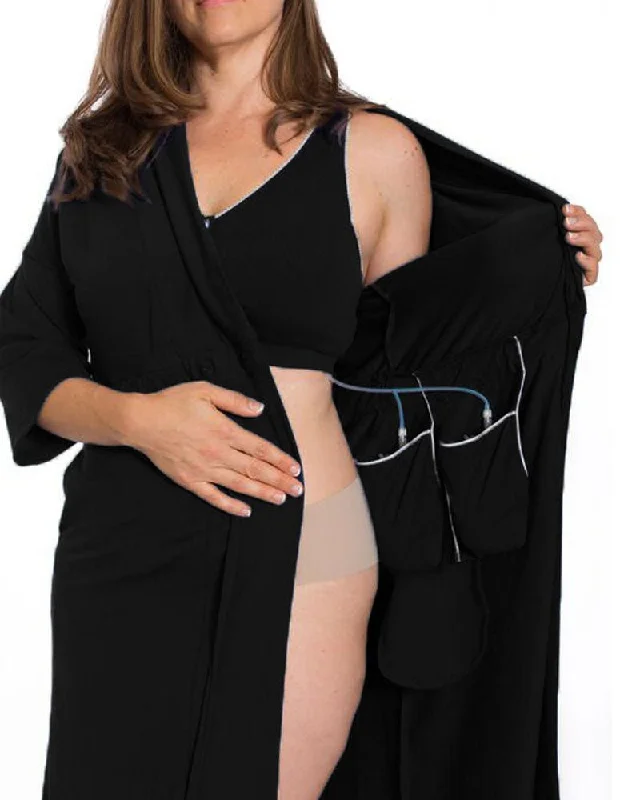 Recovery Robe with Drain Management PLUS Pocketed Bra