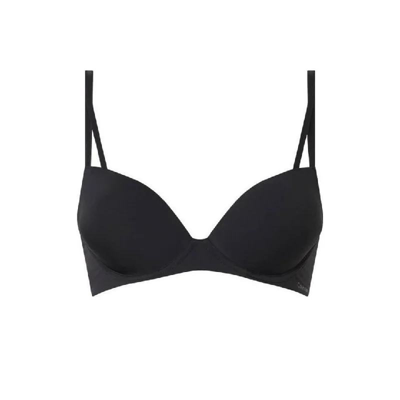 Calvin Klein Seductive Comfort Black Demi Cup Bra