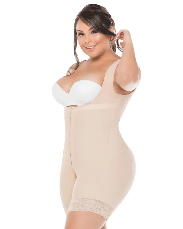 Fajas Salome Mid Thigh Firm Compression Full Body Shaper