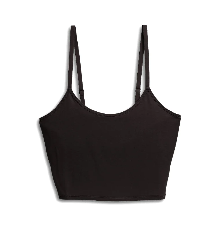 Longline Bra Top - TENCEL™ Modal Black