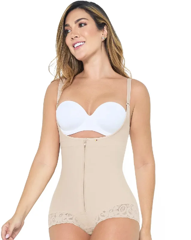 MariaE Fajas Pospartum & Daily Use Hiphugger Shapewear Bodysuit