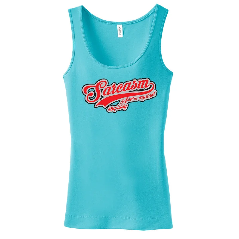 Sarcasm Defense Against Stupidity Women's Tank Top