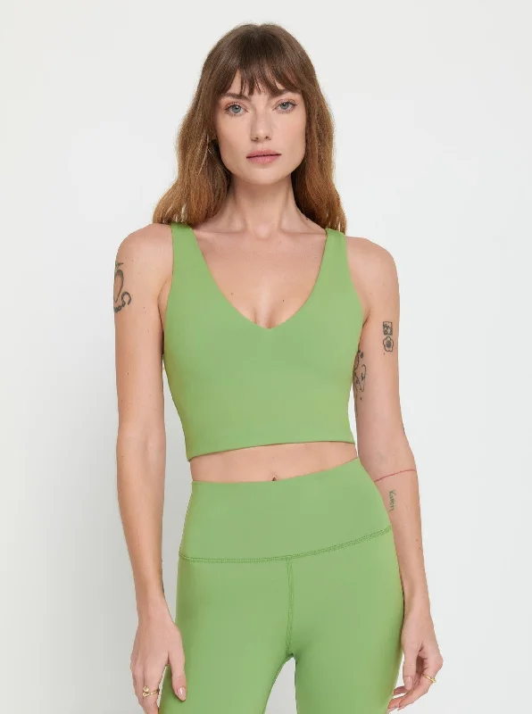 Spiritual Gangster Harlow Crop Tank - Cactus