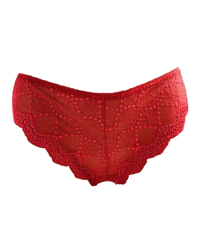 Vision Abstract Lace Thong